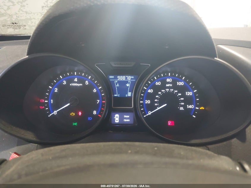 HYUNDAI VELOSTER 2014 VIN KMHTC6AE9EU191561