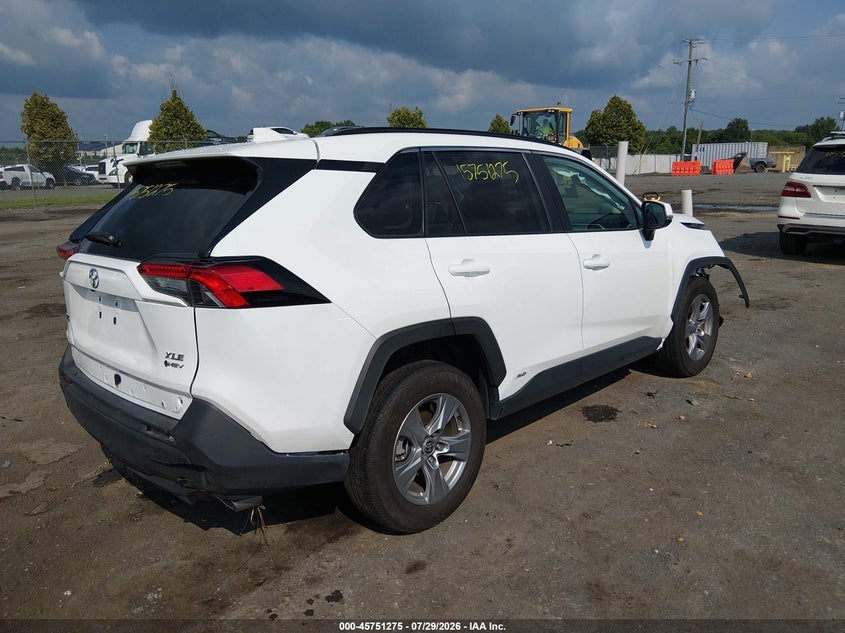 Vin: 2t3rwrfv8sw282142, lot: 46249997, toyota rav4 hybrid xle 20254