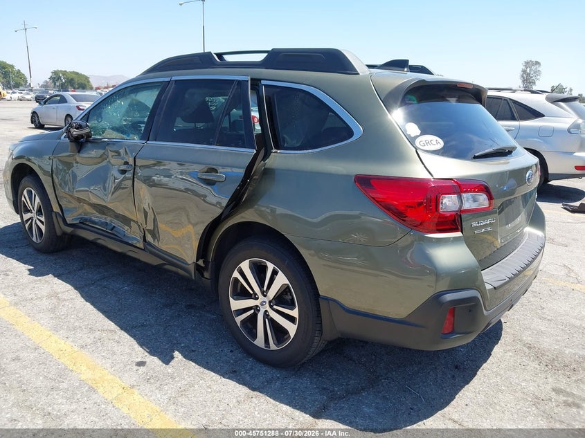 Vin: 4s4bsanc4k3245943, lot: 46250010, subaru outback 2.5i limited 20193