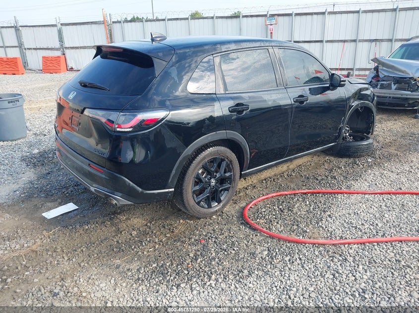 Vin: 3czrz1h54pm708689, lot: 46250012, honda hr-v 2wd sport 20234