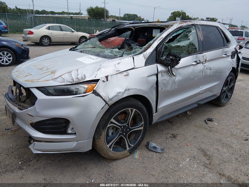 Vin: 2fmpk4ap2kbb49132, lot: 46250039, ford edge st 20192