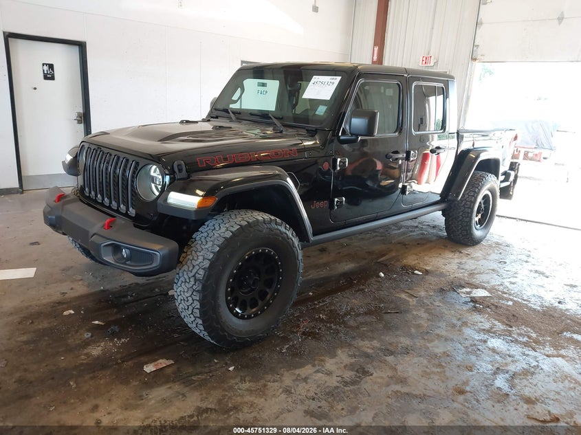 Vin: 1c6jjtbg7ll155068, lot: 46250051, jeep gladiator rubicon 4x4 20202