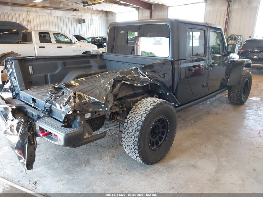 Vin: 1c6jjtbg7ll155068, lot: 46250051, jeep gladiator rubicon 4x4 20204
