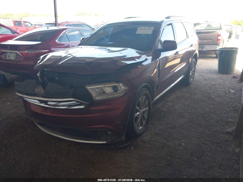 Vin: 1c4rdhag1jc276144, lot: 46250052, dodge durango sxt rwd 20182