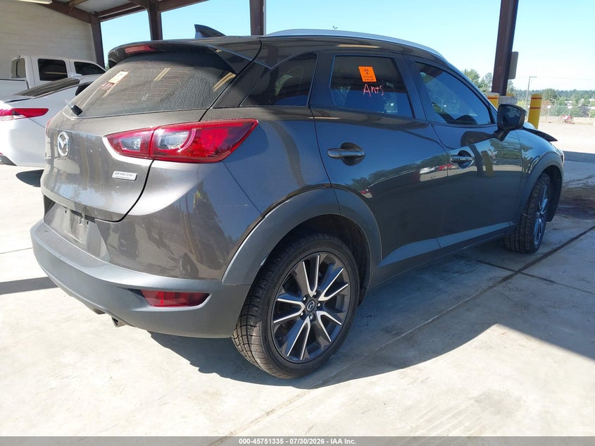 Vin: jm1dkfc77j0303978, lot: 46250057, mazda cx-3 touring 20184