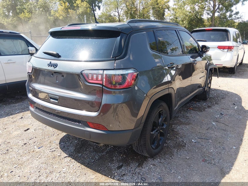 Vin: 3c4njcbb3jt358930, lot: 46250058, jeep compass altitude fwd 20184