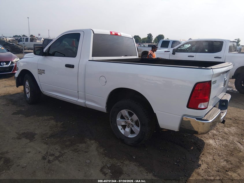 Vin: 3c6jr6agxkg510192, lot: 46250066, ram 1500 classic tradesman  4x2 6'4 box 20193