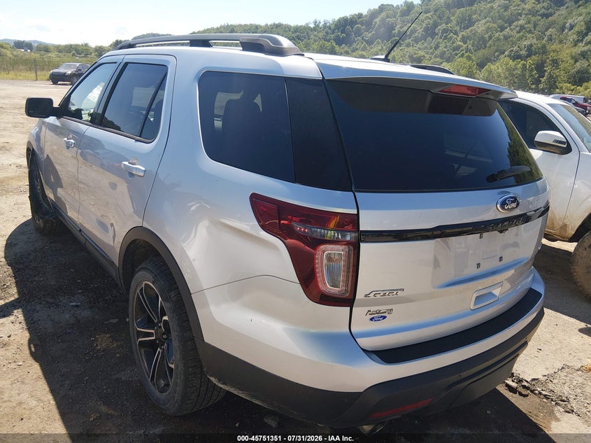 Vin: 1fm5k8gt1fgb23414, lot: 46250073, ford explorer sport 20153