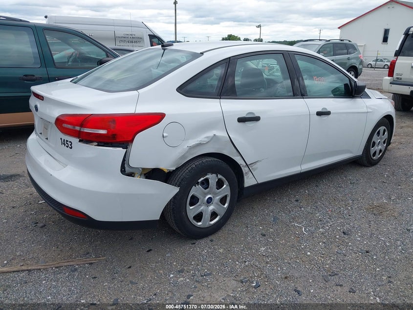 Vin: 1fadp3e2xjl274689, lot: 46250092, ford focus s 20184