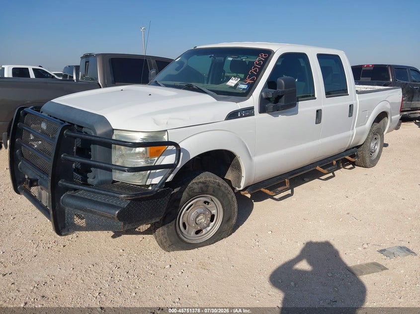 Vin: 1ft7w2b60cec92654, lot: 46250100, ford f-250 xl 20122