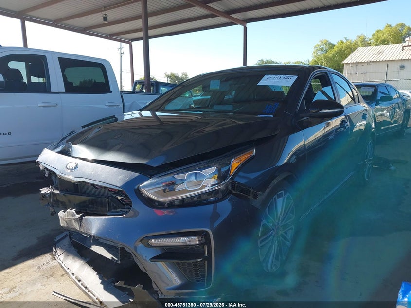 Vin: 3kpf44ac1le199859, lot: 46250102, kia forte gt 20202