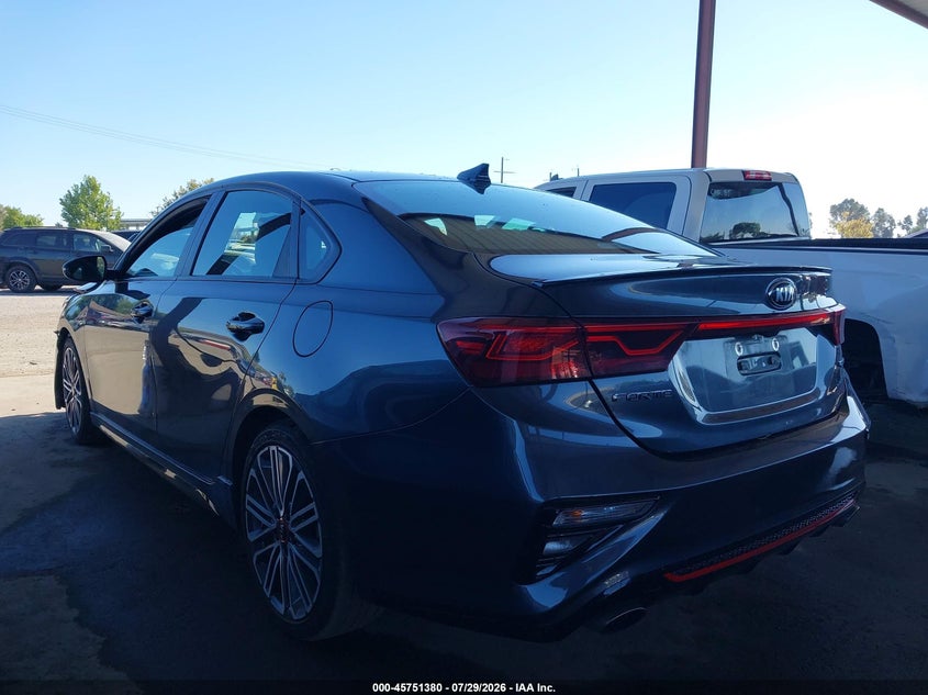 Vin: 3kpf44ac1le199859, lot: 46250102, kia forte gt 20203
