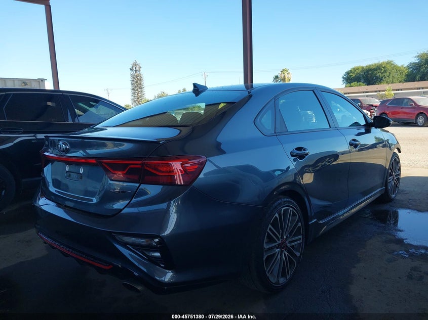 Vin: 3kpf44ac1le199859, lot: 46250102, kia forte gt 20204