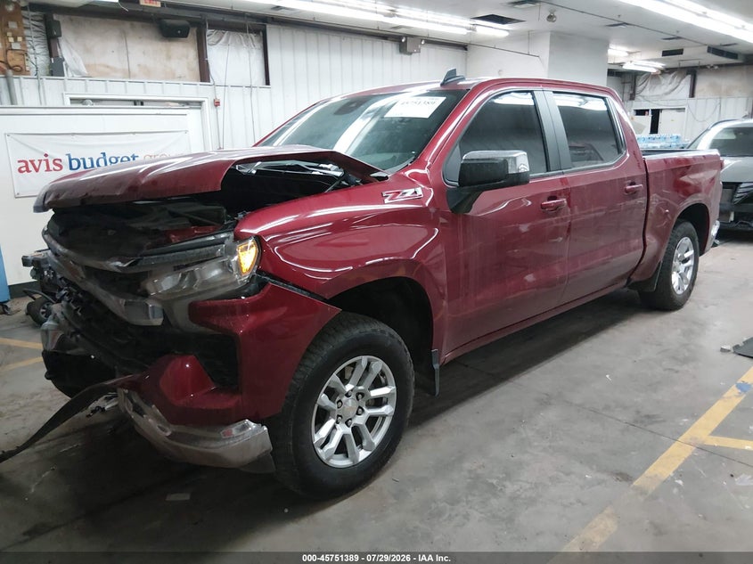 Vin: 3gcudded5rg438644, lot: 46250111, chevrolet silverado 1500 4wd  short bed lt 20242