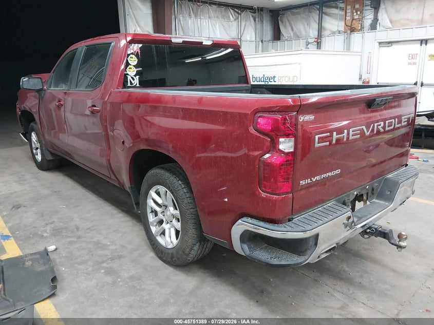 Vin: 3gcudded5rg438644, lot: 46250111, chevrolet silverado 1500 4wd  short bed lt 20243