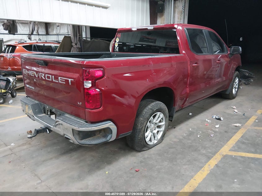 Vin: 3gcudded5rg438644, lot: 46250111, chevrolet silverado 1500 4wd  short bed lt 20244