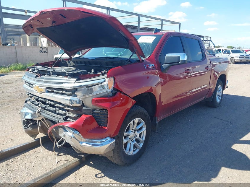 Vin: 3gcudded5rg438644, lot: 46250111, chevrolet silverado 1500 4wd  short bed lt 20242
