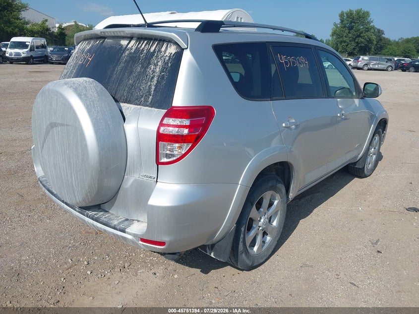 Vin: 2t3df4dv9aw073636, lot: 46250116, toyota rav4 limited 20104