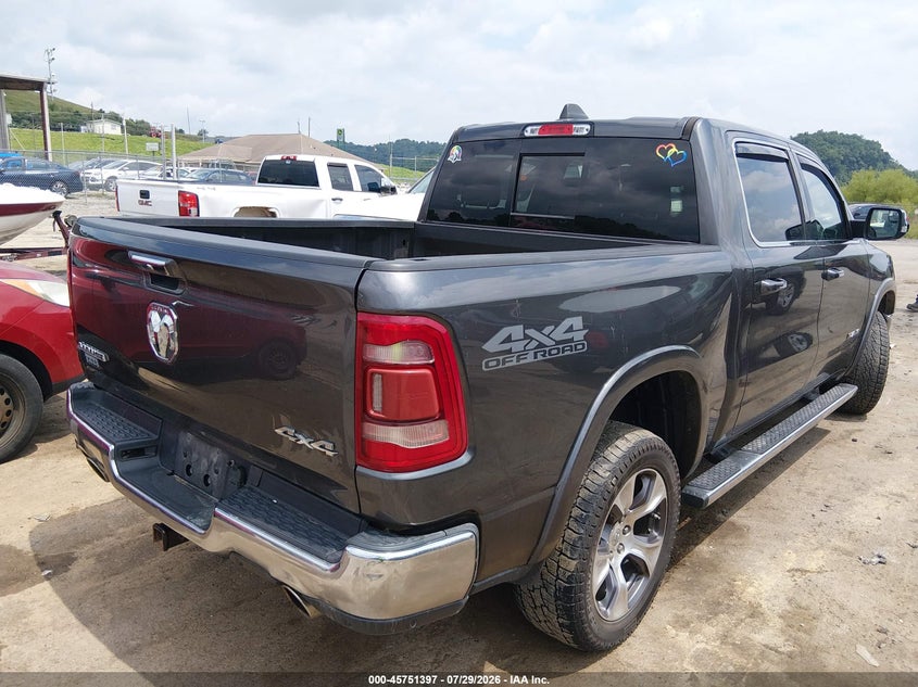 Vin: 1c6srfjt6kn675696, lot: 46250119, ram 1500 laramie 20194