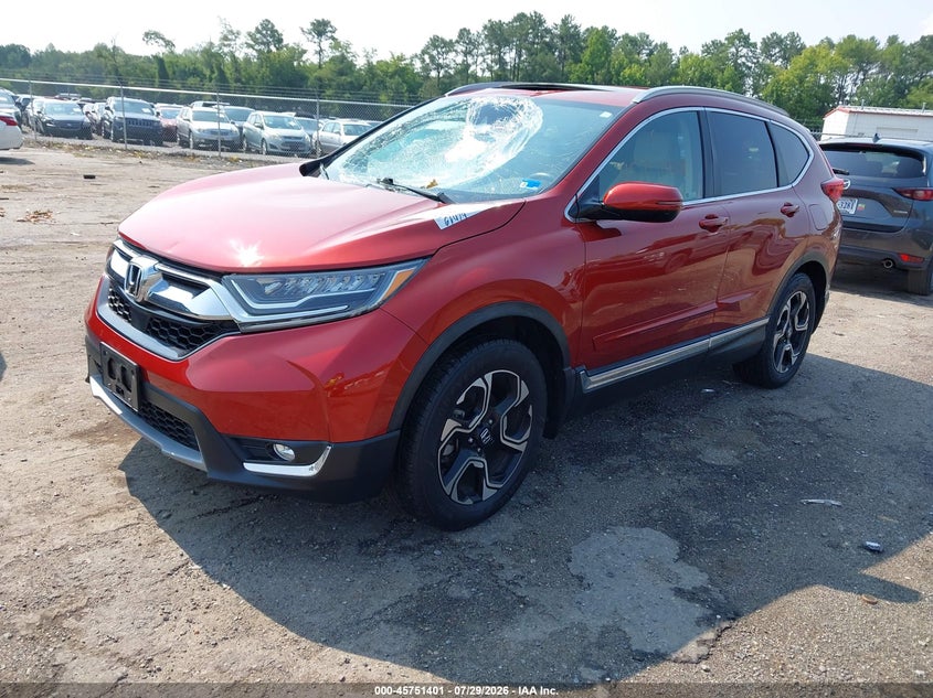 Vin: 2hkrw2h98jh683008, lot: 46250123, honda cr-v touring 20182