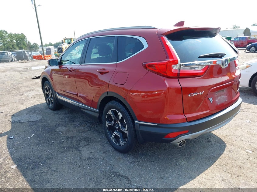 Vin: 2hkrw2h98jh683008, lot: 46250123, honda cr-v touring 20183