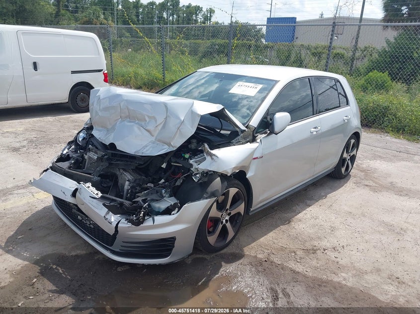 Vin: 3vw4t7au5gm036225, lot: 46250140, volkswagen golf gti s 4-door 20162
