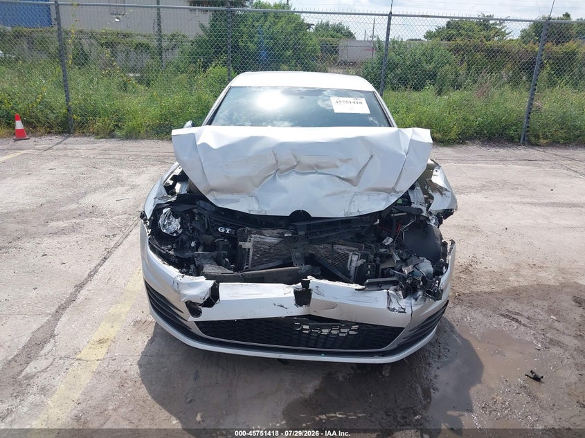 VOLKSWAGEN GOLF GTI 2016 VIN 3VW4T7AU5GM036225