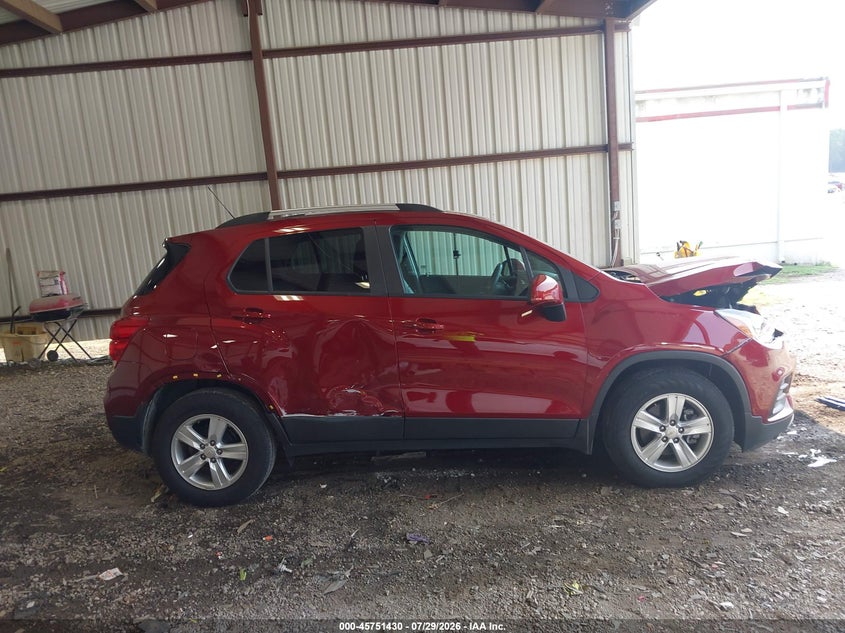 CHEVROLET TRAX 2021 VIN KL7CJLSB5MB321646