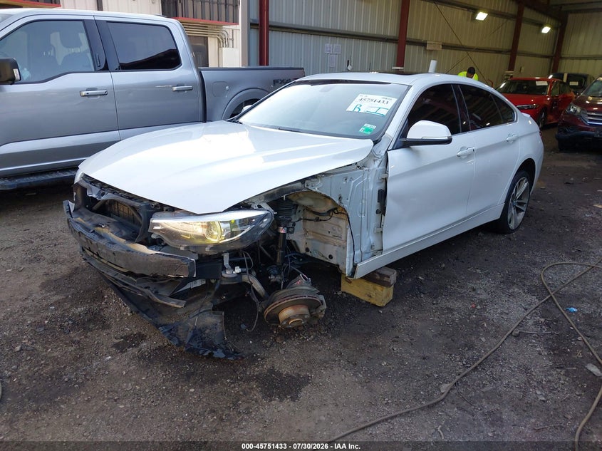 Vin: wba4j3c56kbl06387, lot: 46250155, bmw 430i gran coupe xdrive 20192