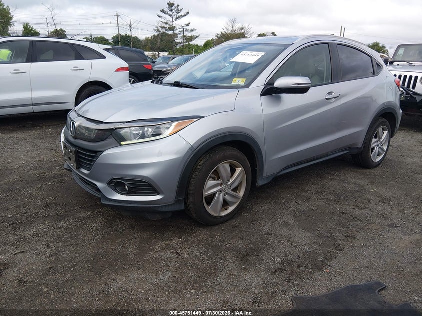 2019 Honda Hr-V Ex-L, Удар сзади, IAAI, VIN 3CZRU6H70KM715001 — фото 2