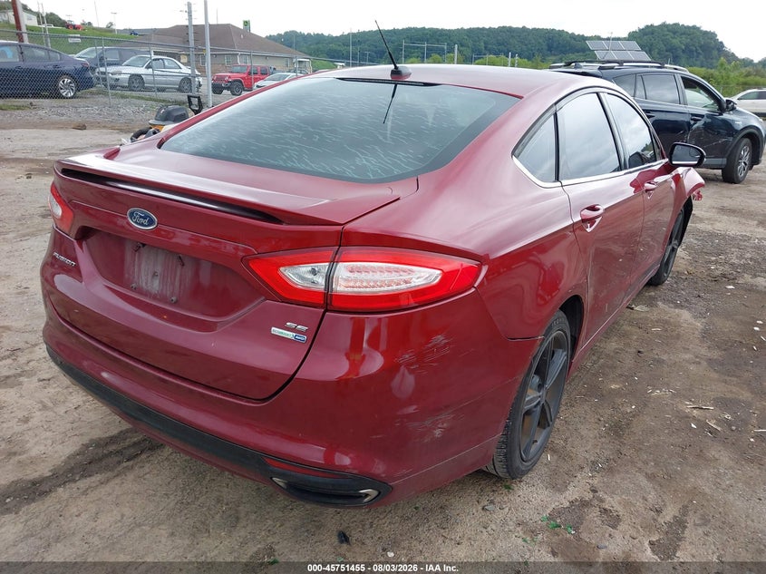 Vin: 3fa6p0t96gr244946, lot: 46250177, ford fusion se 20164