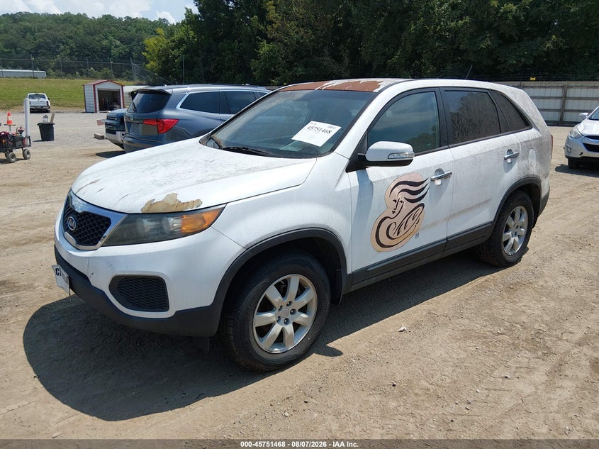 Vin: 5xykt3a14bg109406, lot: 46250190, kia sorento lx 20112