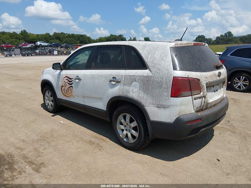 Vin: 5xykt3a14bg109406, lot: 46250190, kia sorento lx 20113