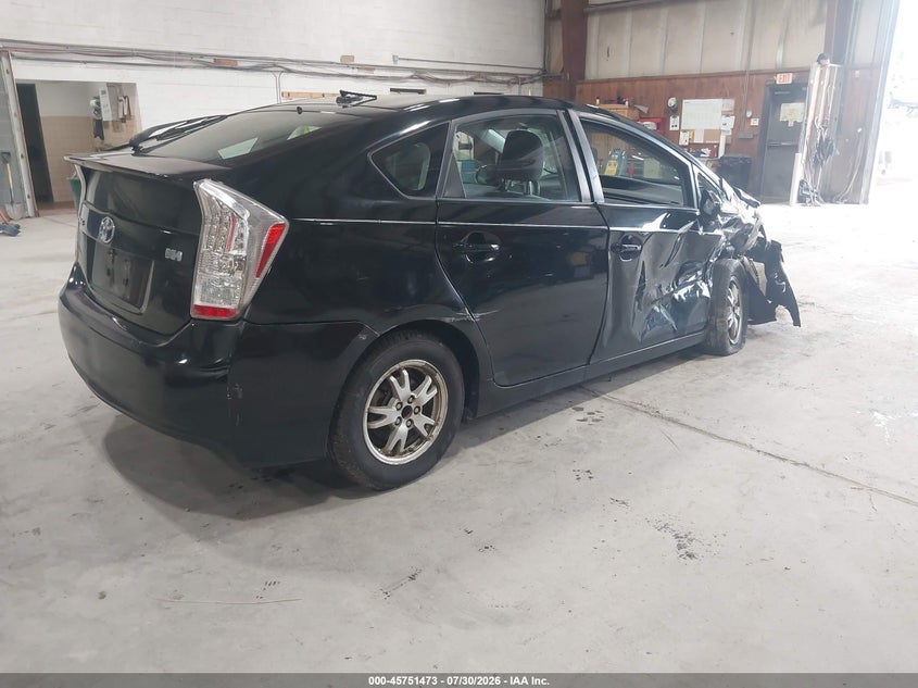 Vin: jtdkn3du1a0109884, lot: 46250195, toyota prius ii 20104