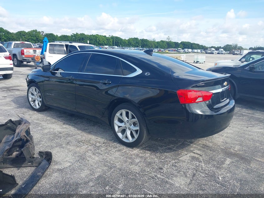 Vin: 2g1115s30g9194818, lot: 46250203, chevrolet impala 2lt 20163