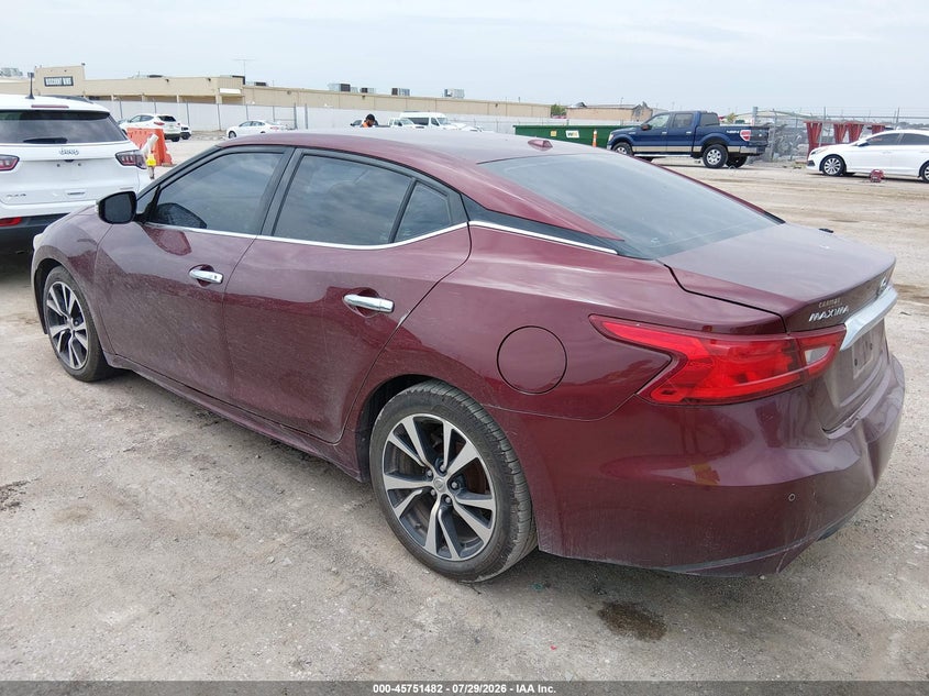 Vin: 1n4aa6ap6jc381424, lot: 46250204, nissan maxima 3.5 sv 20183