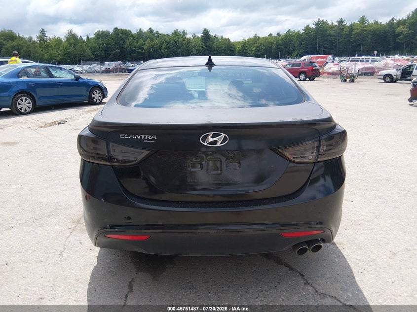 HYUNDAI ELANTRA 2013 VIN KMHDH6AE0DU009167