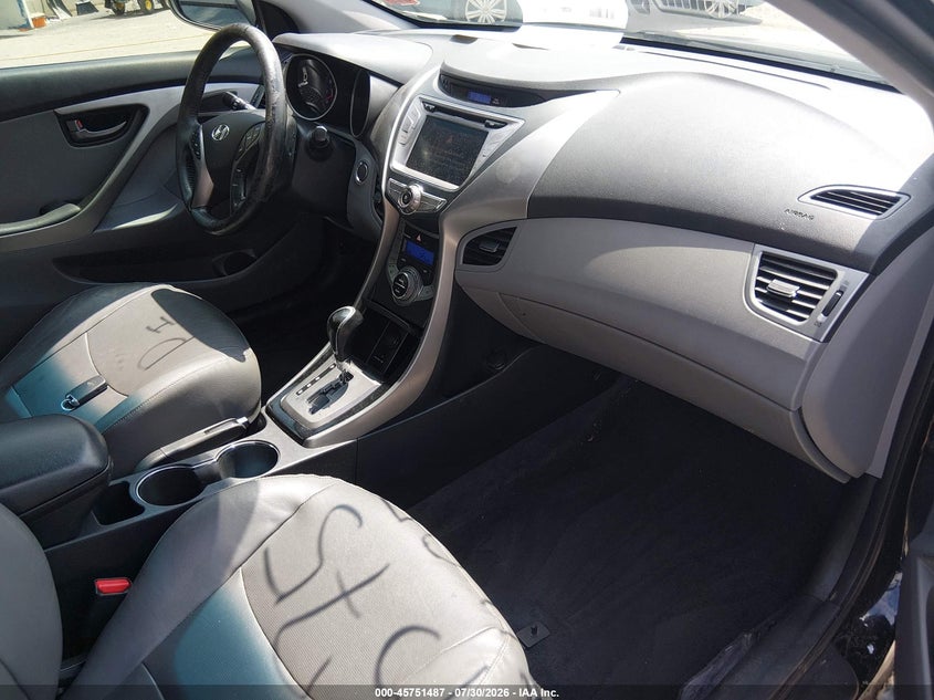 HYUNDAI ELANTRA 2013 VIN KMHDH6AE0DU009167