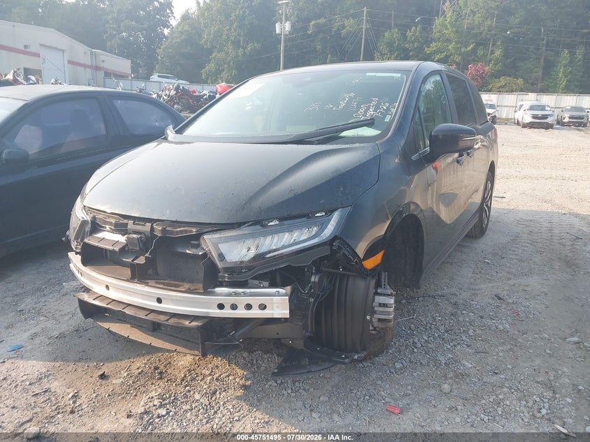 Vin: 5fnrl6h6xtb033488, lot: 46250217, honda odyssey ex-l 20262