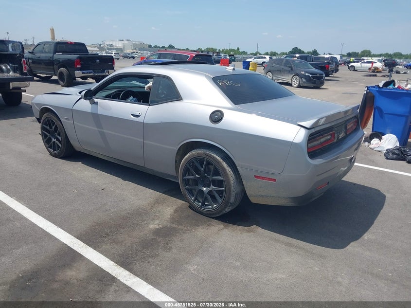 Vin: 2c3cdzbt5gh308823, lot: 46250247, dodge challenger r/t plus 20163