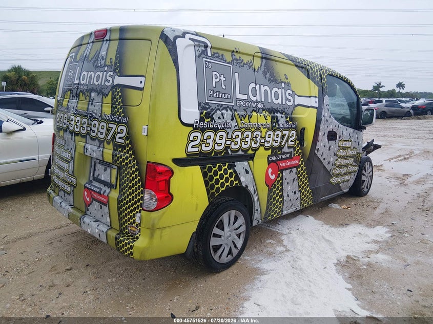 Vin: 3n6cm0kn7hk693337, lot: 46250248, nissan nv200 sv 20174