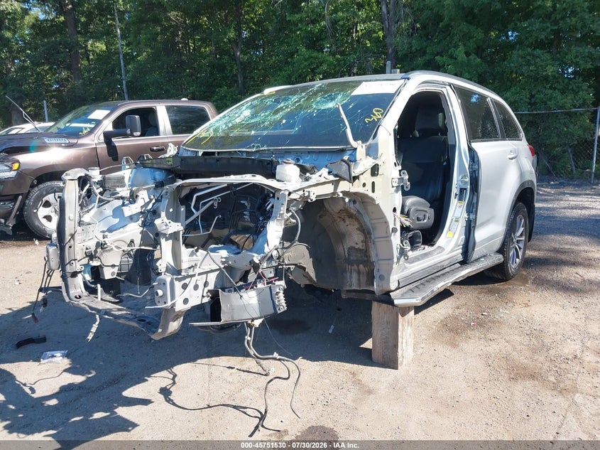 Vin: 5tdjzrfh0hs465611, lot: 46250252, toyota highlander xle 20172