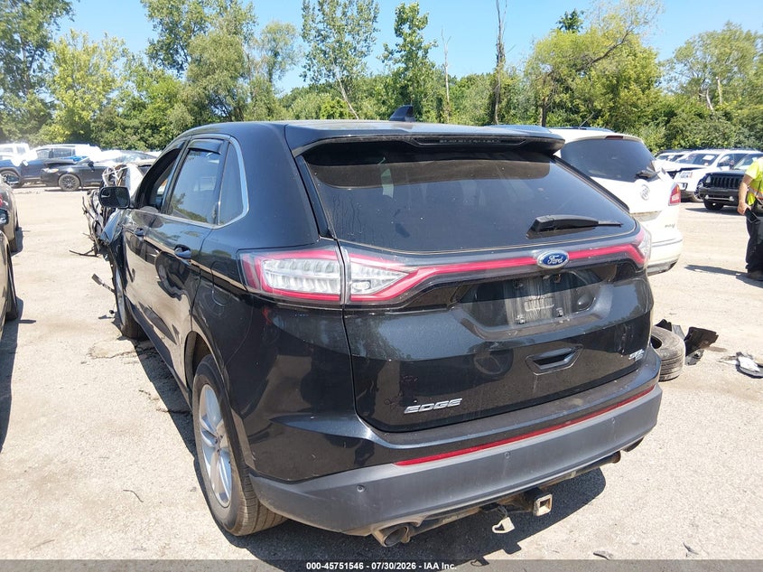 Vin: 2fmtk4j86fbb44609, lot: 46250268, ford edge sel 20153