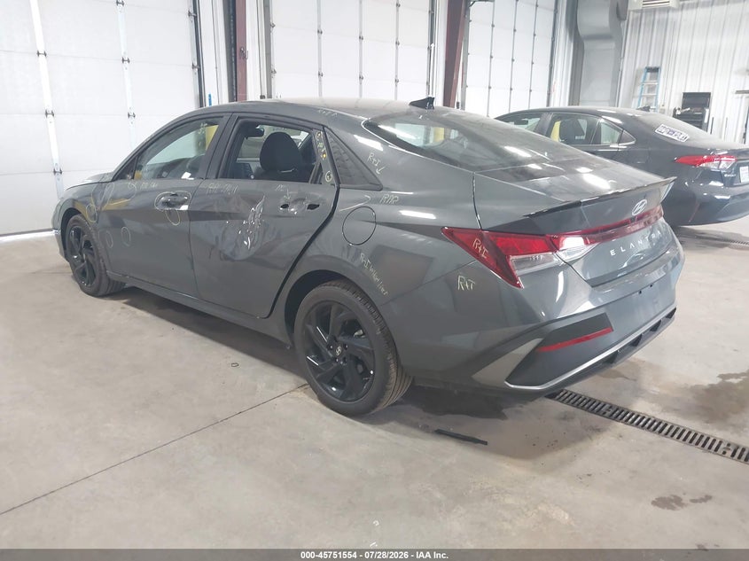 Vin: kmhlm4dg6tu227699, lot: 46250275, hyundai elantra sel sport 20263