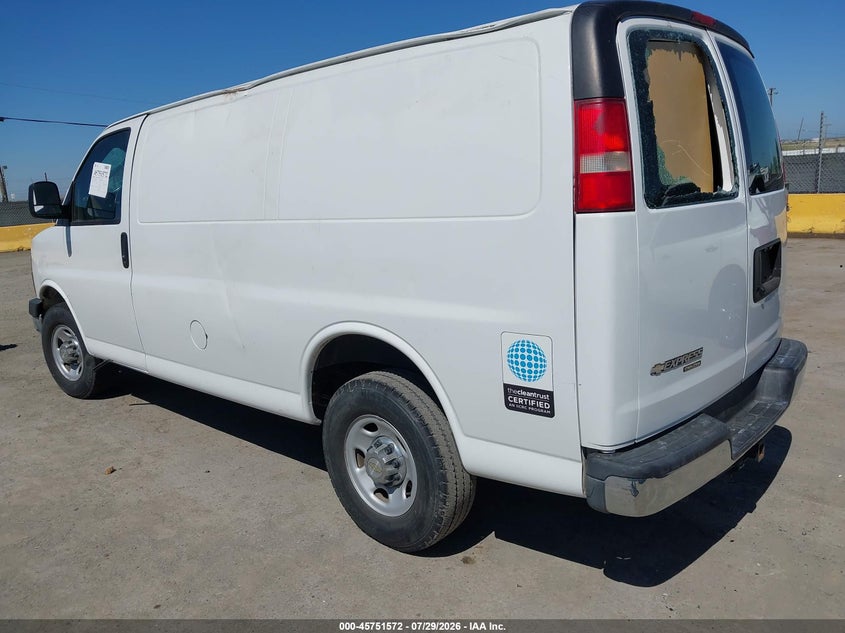Vin: 1gczgtcg0d1174647, lot: 46250294, chevrolet express 3500 work van 20133