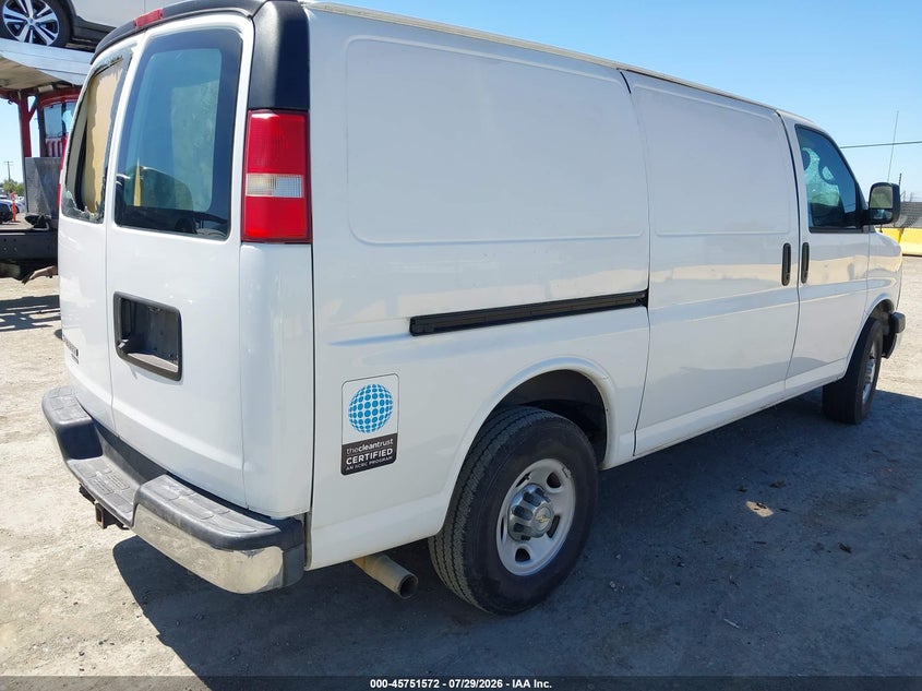 Vin: 1gczgtcg0d1174647, lot: 46250294, chevrolet express 3500 work van 20134