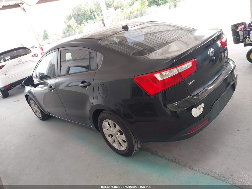 Vin: knadn4a34e6349022, lot: 46250328, kia rio ex 20143