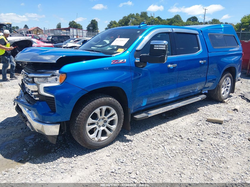 Vin: 1gcudge84pz230692, lot: 46250349, chevrolet silverado 1500 4wd  standard bed ltz 20232