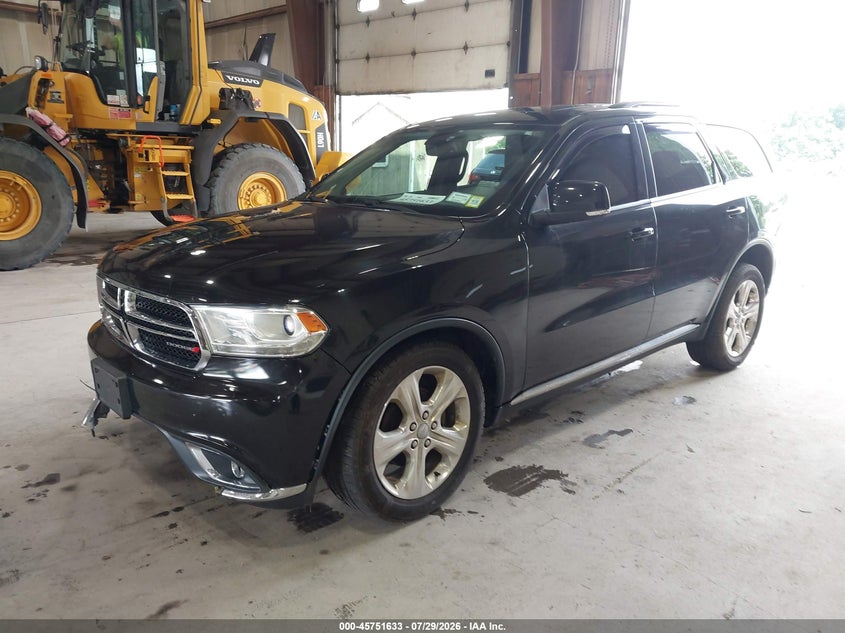 Vin: 1c4rdjdg3ec332447, lot: 46250355, dodge durango limited 20142