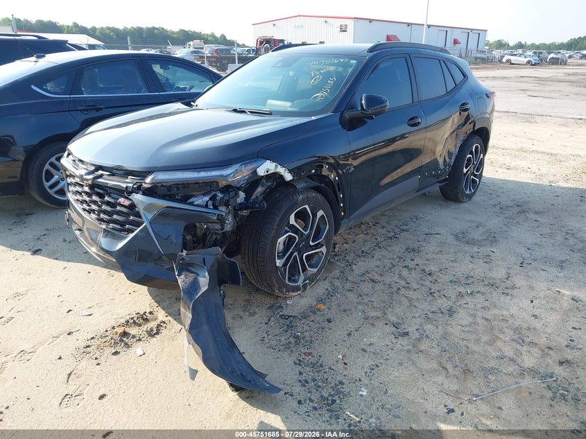 Vin: kl77ljep2sc176080, lot: 46250407, chevrolet trax fwd 2rs 20252